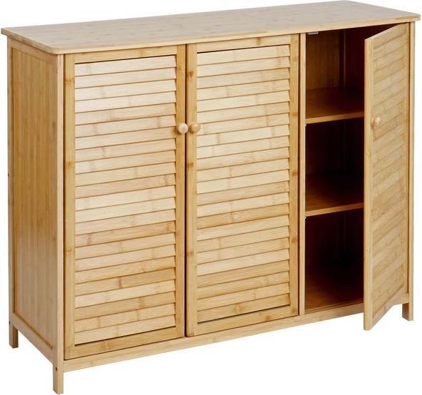 Mendler Sideboard HWC-B18, Bambus 81x97x34cm (81 x 97 x 34 cm)