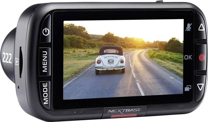 Produktbild Nextbase 222 Dashcam (Eingebaute Anzeige, Akku, Bluetooth, WLAN, GPS-Empfänger, Beschleunigungssensor, Eingebautes Mikrofon, Full HD)