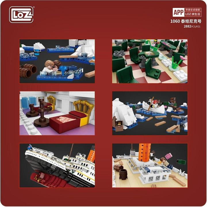 Actual product image LOZ Titanic