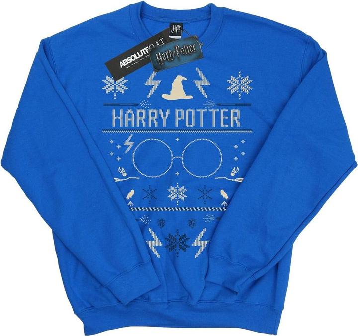 Christmas Pattern Sweatshirt Mädchen