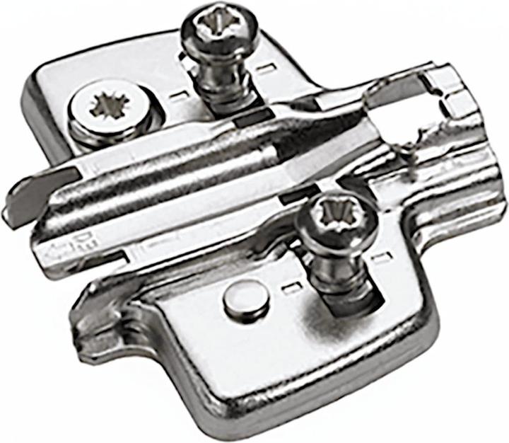 Actual product image Hettich Cross mounting plates Sensys/Intermat 8099, corner mounting (200 pcs.)