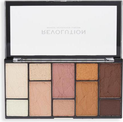 Actual product image Makeup Revolution London Reloaded Dimension Eyeshadow Palette - Eyeshadow 24.5 g Neutral Charm (Neutral Charm)
