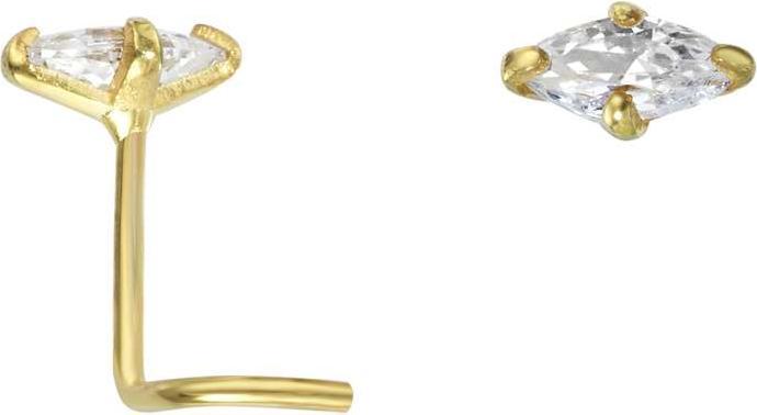 Immagine prodotto Bijouteria Piercing per naso (Oro 14K, Zirconia)