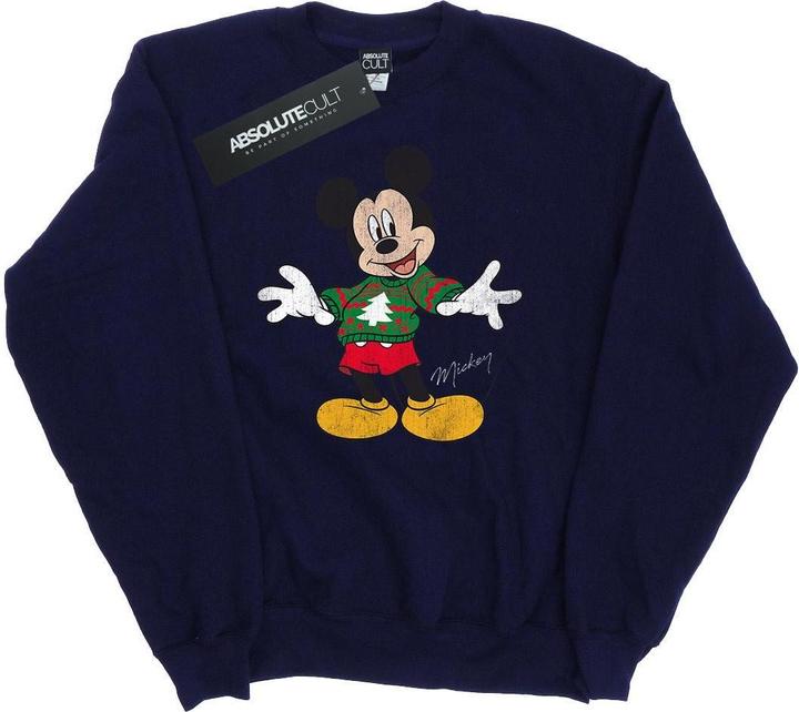 Disney Mickey Mouse Christmas Jumper Sweatshirt (XL)