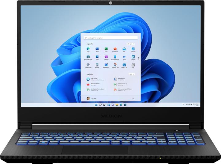 Produktbild Medion Erazer Deputy P25 MD62470 15.6 gaming laptop (15.60", AMD Ryzen 7 5800H, 16 GB, 512 GB, Eng. Int.)