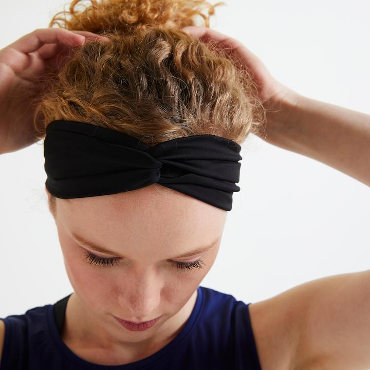 Immagine prodotto Domyos Fascia fitness/cardio training da donna nera con gomma