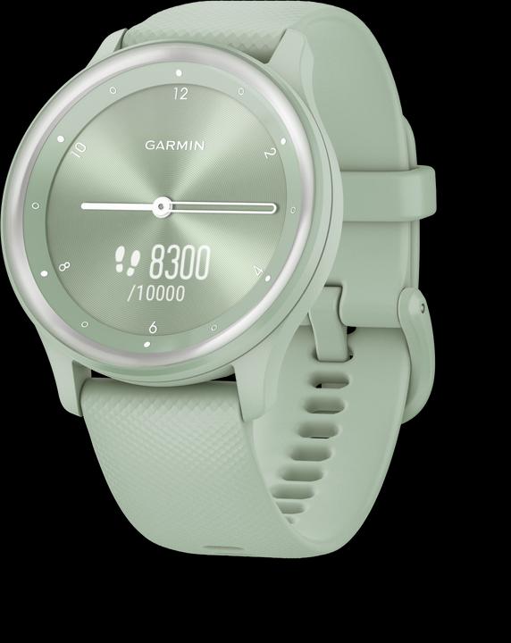 Actual product image Garmin vivomove Sport, WW, Cool Mint, Silicone (40 mm)