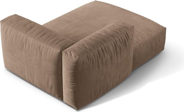 Actual product image Micadoni Modular Chaise Longue Left, "Martina", 1 Seat, 176x123x75 Made in Europe (Chaise longue)