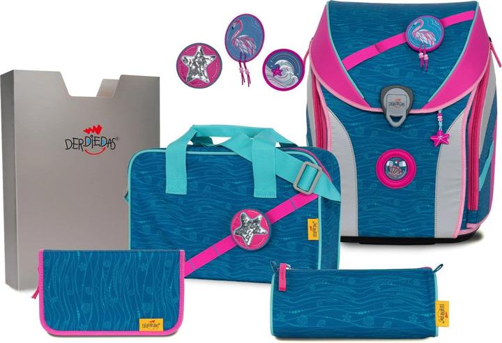 Produktbild Derdiedas ErgoFlex Max Schulrucksack Set Karibik (22 l)