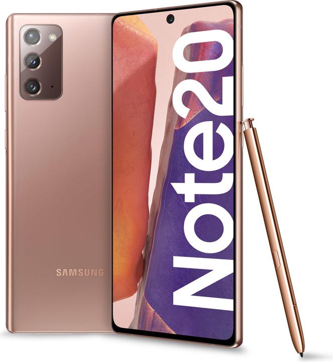 Immagine prodotto Samsung Galaxy Note 20 (256 GB, Mystic Bronze, 6.70", Doppia SIM, 12 Mpx, 4G)