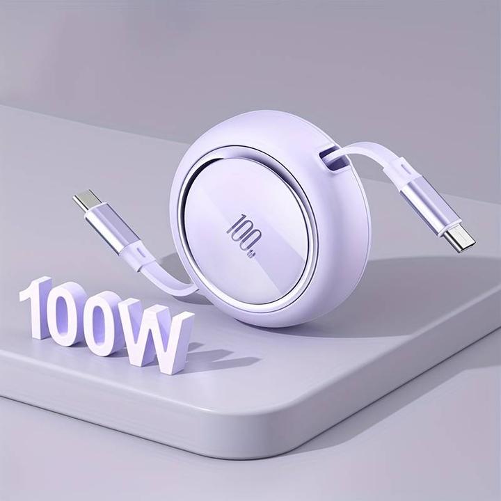 Immagine prodotto PhoneLook Cavo retrattile USB-C di doppio tipo con ricarica rapida QC3.0 100W t (USB 3.0, 100 W)
