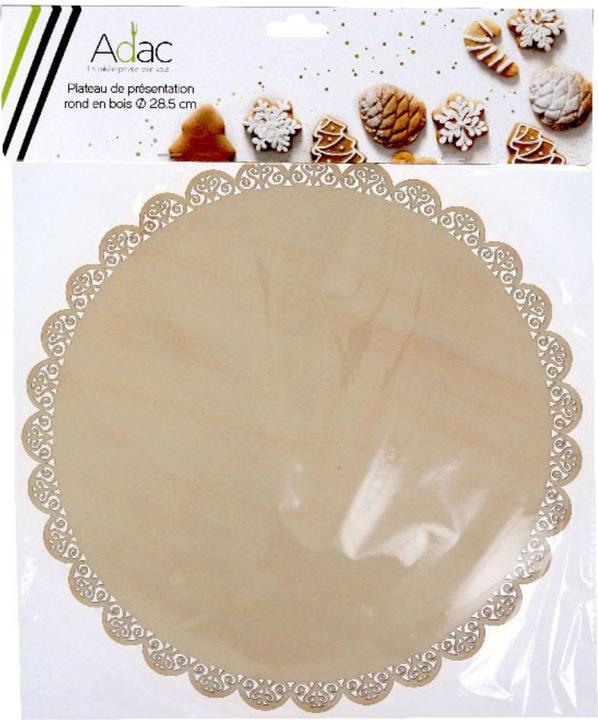 Actual product image Patisdécor Plateau rond en bois