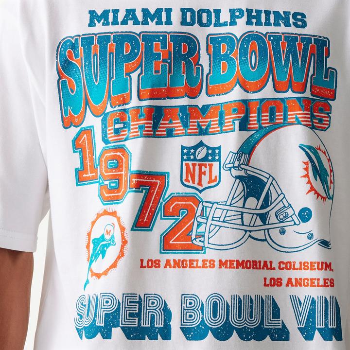 Immagine prodotto New Era NFL Shirt - SUPERBOWL Miami Dolphins weiss - XL (XL)