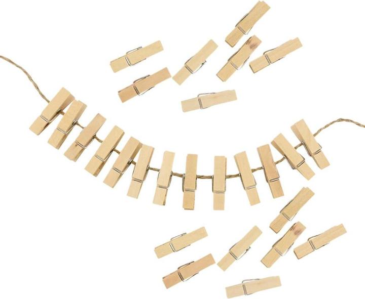 Immagine prodotto JTI 100x Piccole mollette da bucato in legno