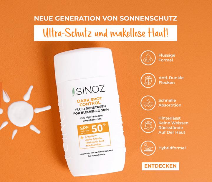 Immagine prodotto Sinoz Dark Spot Control Fluid Sunscreen (Crema solare, SPF 50+, 50 ml)