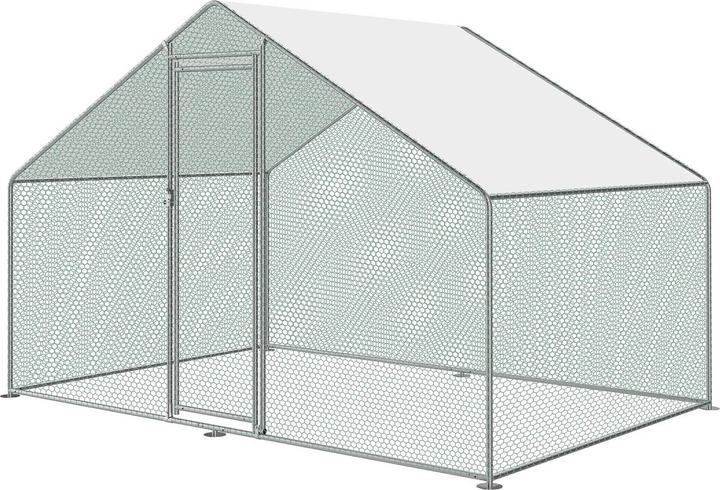 Produktbild Wiesenfield Hühnerstall Hühnerhaus Hühnergehege Hühnervoliere wetterfest 309 x 200 x 205 cm