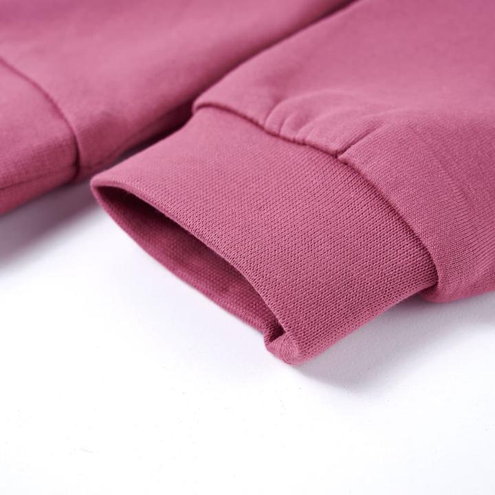 Immagine prodotto VidaXL Felpa da bambino rosa lampone 116,Materiale: 95% cotone (116)