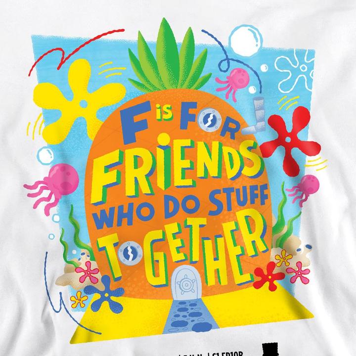 Immagine prodotto Spongebob Squarepants Friends Felpa Ananas Adulto Unisex (XL)