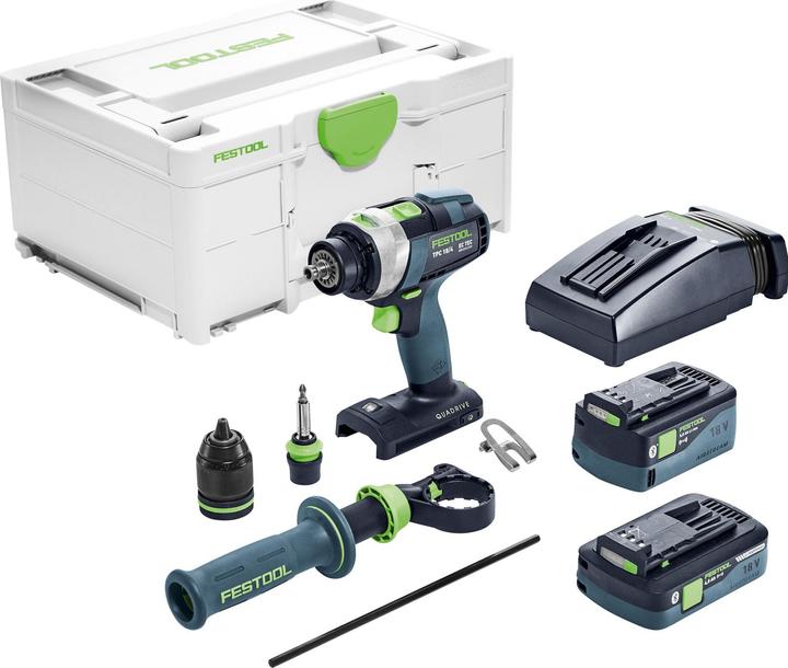 Produktbild Festool Akku-Schlagbohrschrauber TPC 18/4 5,0/4,0 I-Plus (Akkubetrieb)