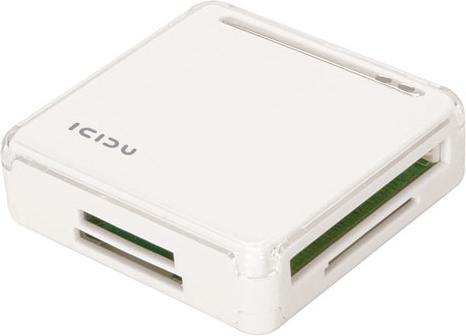 Actual product image Icidu USB 2.0 HUB & Reader White (USB 2.0)