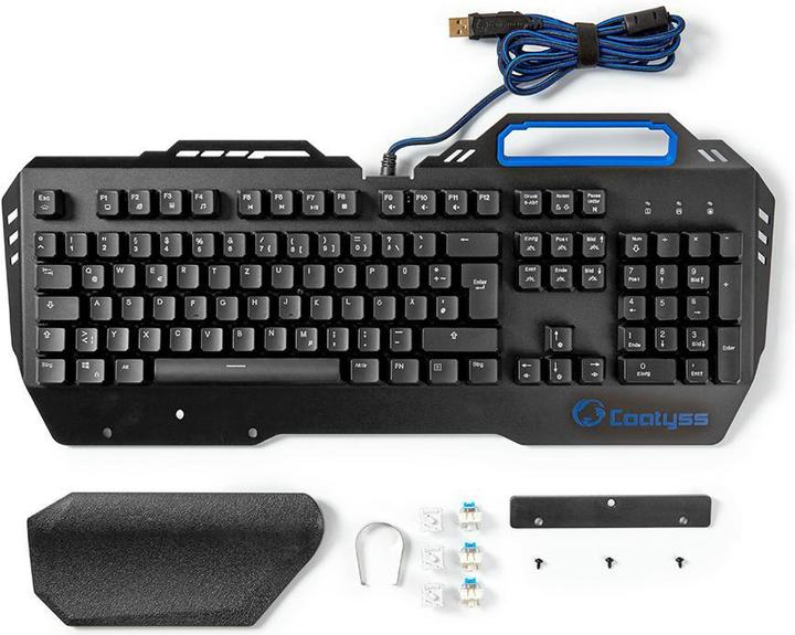 Actual product image Nedis Gaming keyboard (DE, Cable)