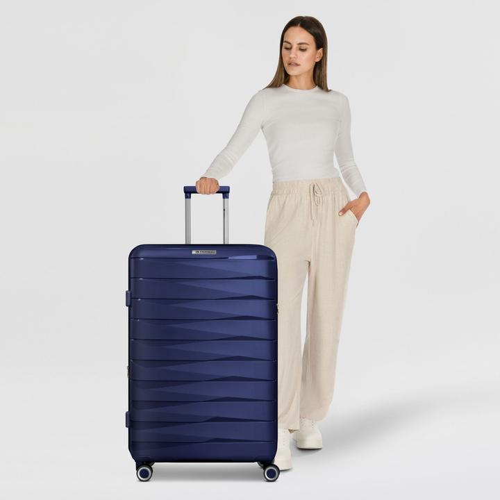 Produktbild Franky London 4 Rollen Trolley L 74 cm mit Dehnfalte (91 l, XL (ab 115l))