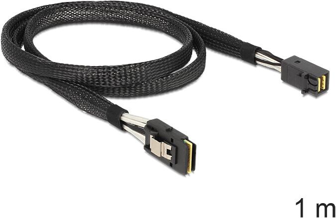 Produktbild Delock Kabel Mini SAS HD x 4 SFF 8643 Stecker > Mini SAS x 4 36 Pin SFF 8087 Stecker