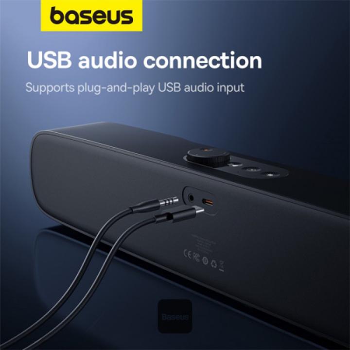 Actual product image Baseus Mini Soundbar AeQur DS10 (black) (20 W)