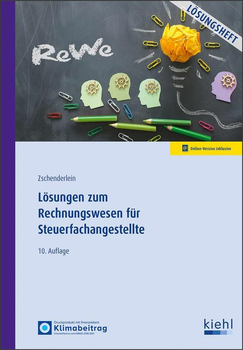 Actual product image Kiehl Lösungen zum Rechnungswesen für Steuerfachangestellte (German, Oliver Zschenderlein, 2025)