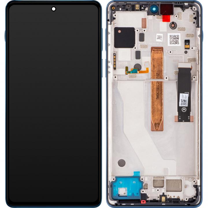 Produktbild Motorola Display Unit für Edge 20 Pro, blau Vegan Leather (Display)