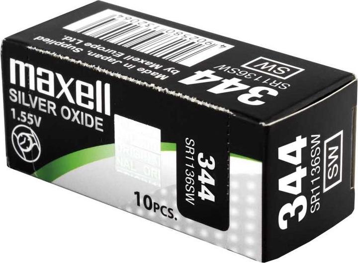 Produktbild Maxell Knopfzelle SR1136SW 10 Stück (10 Stk., SR42, 100 mAh)
