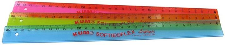 Produktbild Magni KUM GMBH CO. Lineal Linkshänder 30cm Softieflex sortiert (30 cm)