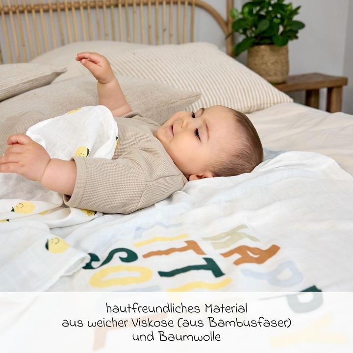 Produktbild Lässig Mullwindeln & Mulltücher Mulltuch 3er Pack Heavenly Soft Swaddle L (80 cm, 80 cm)