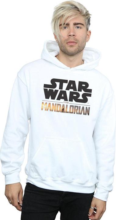 Immagine prodotto Star Wars The Mandalorian Logo Felpa con Cappuccio Uomo (4XL)