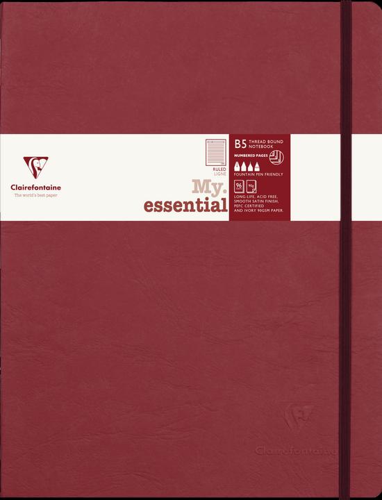 Produktbild Clairefontaine Age Bag Notizbuch (B5, Liniert, Harter Einband)