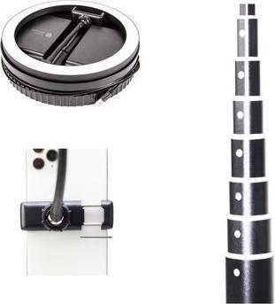 Produktbild Rio Dimmbares LED-Ringlicht Make-up & Vlogging RL10 Ø 26.5 cm