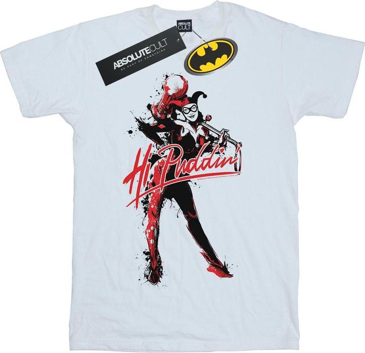 Harley Quinn Hi Puddin Baumwolle Boyfriend TShirt