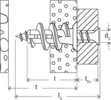 Produktbild Fischer Gipskartondübel GK RH K (5). (5 Stk.)
