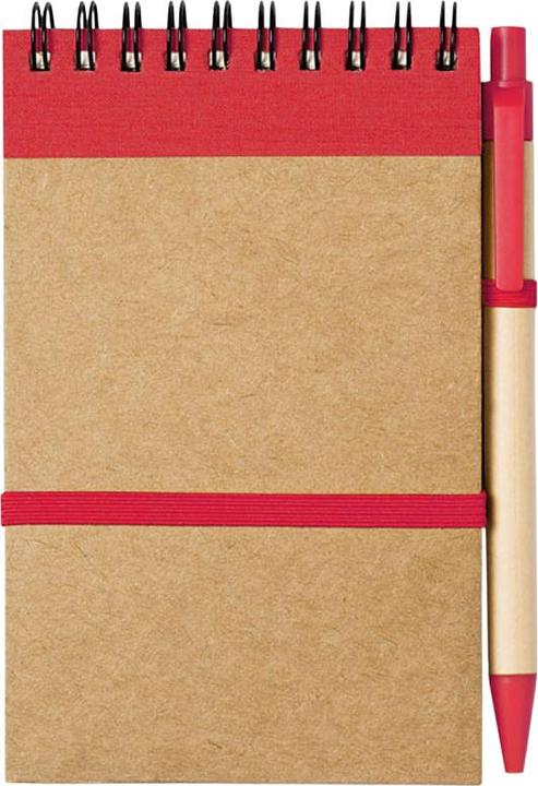 Produktbild MidOcean Notizblock und Stift Sonora recyceltes Material A6 (A6, Blanko)