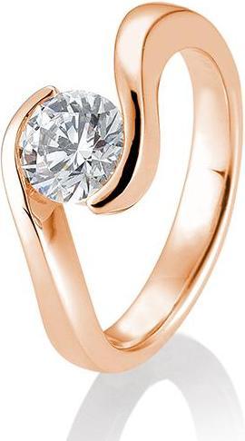 Breuning Ring Schwung 0,80-1,50 ct. (57, 585/14 K Gold)