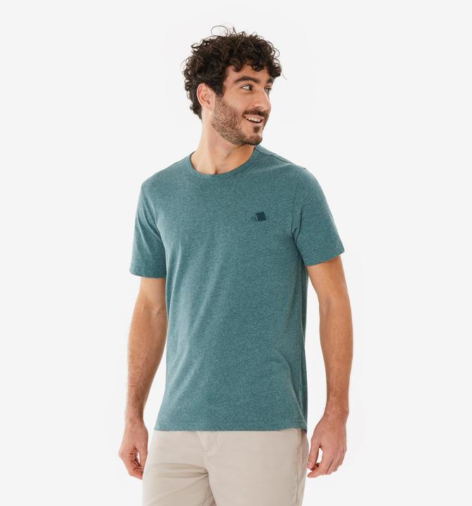 Quechua T-Shirt Herren Wandern - NH100 blau (S)