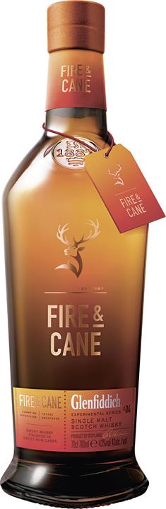 Glenfiddich Single Malt Fire & Cane Experimental (Single Malt, Scotch Whisky, 1 x 70 cl)