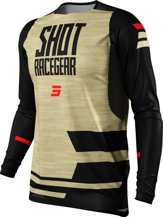 Shot CONTACT LOOM Jersey schwarz-sand XXL (XXL)