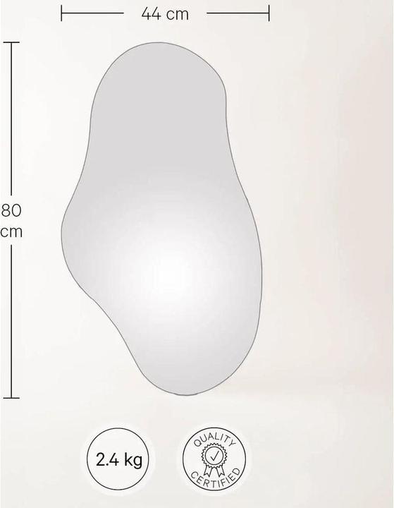 Immagine prodotto Esmée Specchio a forma di onda (44 x 80 cm)