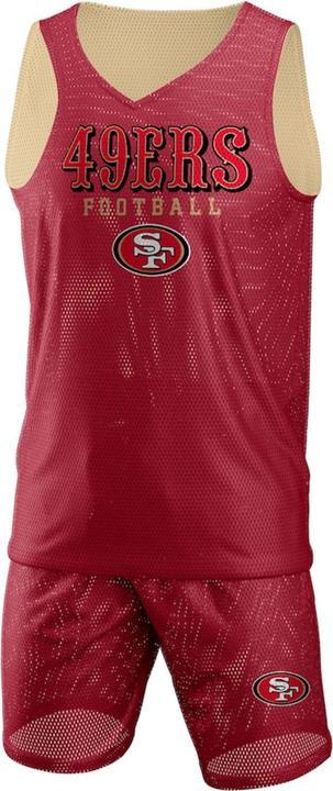 Foco Big Logo Mesh Set - NFL San Francisco 49ers - XL (XL)