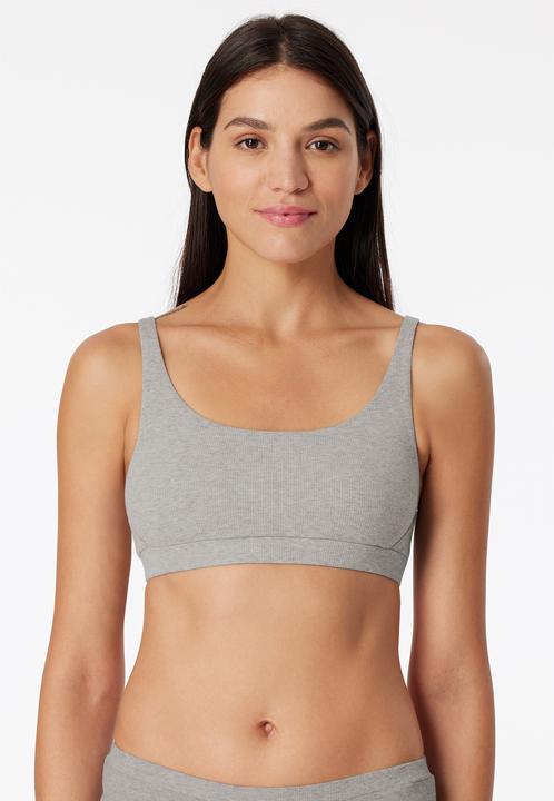Actual product image Schiesser Pure Rib Bustier (Single pack, 38 A)