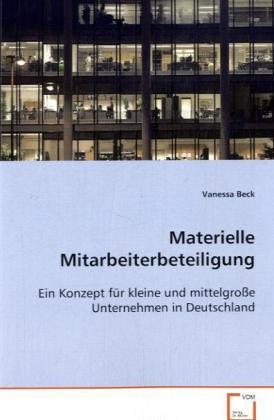 Produktbild Materielle Mitarbeiterbeteiligung (Vanessa Beck, 2008)