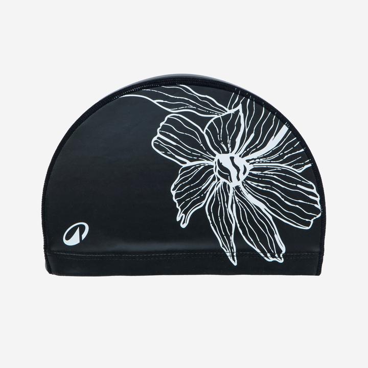 Nabaiji Bonnet de bain en tissu enduit taille M - dufy noir