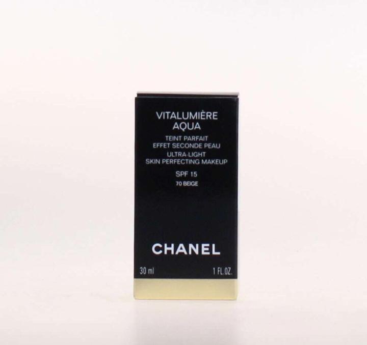 Image du produit Chanel Vitalumiere Aqua Make up SPF 15 Nr.70 Beige 30 ml (No.70 Beige)