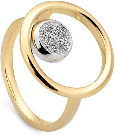 Breuning RING - BRILL. 0,092 Ct. H/si (48, 585/14 K Gold)